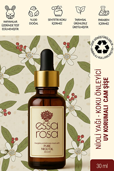essa rosa Nioli Yağı Cam Şişe 30 ml – Arındırıcı - Dengeleyici - Aromaterapi ...