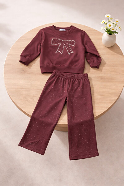 Lumino Комплект от 2 части с панделка за момичета на възраст 3-7 години – удо...