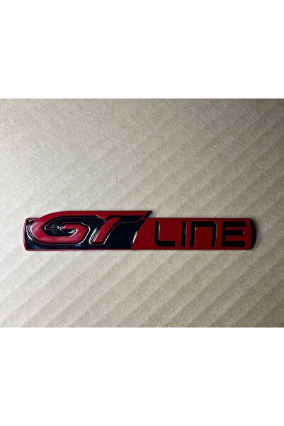 KSF Gt Lıne Kırmızı Mat Siyah Logo Amblem Renault Peugeot Gtline