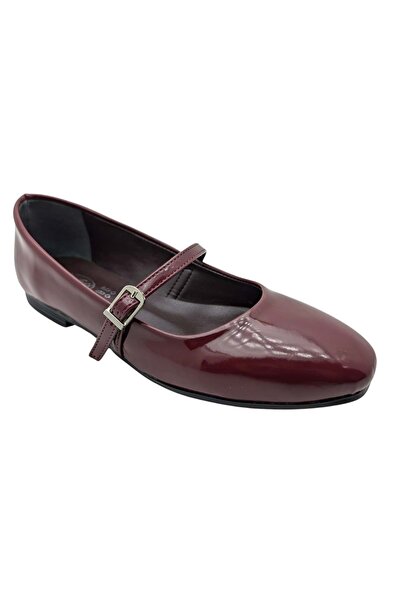 ÇİĞDEM KUNDURA FlintTide Faux Patent Leather - Pantofi de damă Babet Çiğdem