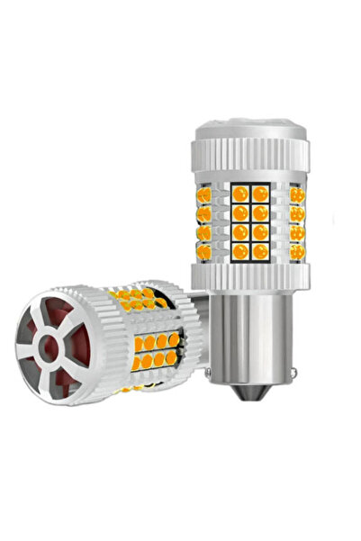 FEMEX Fanlı 93 Tek Duy Turuncu Sinyal Ledi PY21W Yakın Tırnak BAU15S