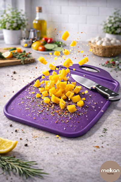 Melkan Home لوح تقطيع ايليت لون بنفسجي