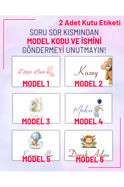 Netsan Etiket 2 ADET ŞEFFAF ZEMİNLİ ÇİKOLATA KUTU ETİKETİ (14,5 cm X 21,5 cm)