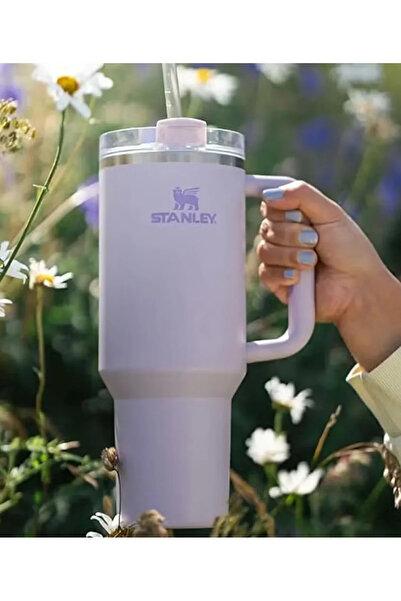 Generic كوب ستانلي معزول بالفراغ من الفولاذ المقاوم للصدأ مع غطاء وقشة للماء ...