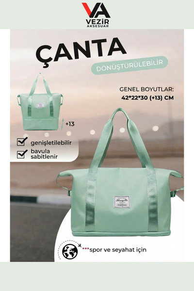 Hong-Fu 30L Katlanabilir Seyahat ve Spor Çantası – Geniş Kapasiteli, Çok Cepl...