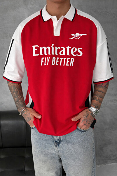 İLKCET MODA Ars Embroidery Oversized Unisex T-Shirt