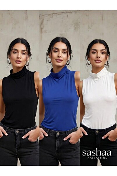 BY ARDELION Women's 3-Piece Zero Sleeve Bodysuit