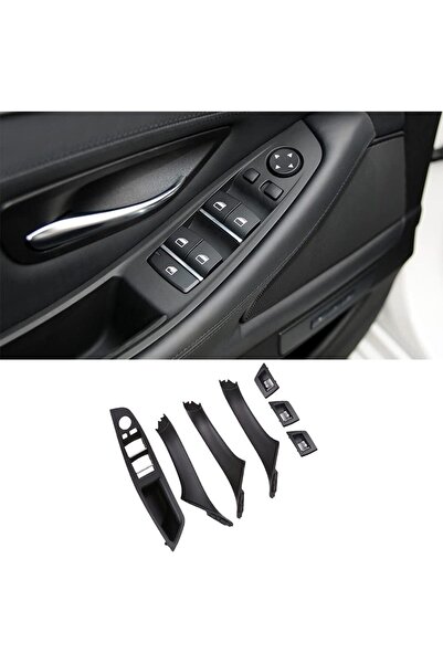 HAN BMW 5 SERİSİ F10 2010 2017 KAPI TUTAMAK SETİ 7 PARÇA SİYAH
