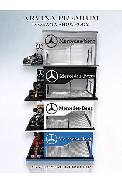 Arvina Atelier Mercedes Büyük Showroom | Koleksiyon Garajı | Parlak Logo | 1:...