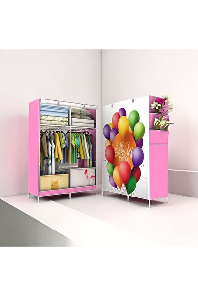 Vision Portable clothes organizer (wardrobe) - pink