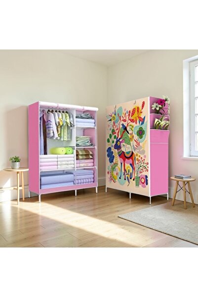 Vision Portable clothes organizer (wardrobe) - pink