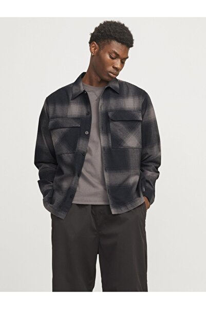 Jack & Jones Vrchní košile Pohodlný střih Vrchní košile