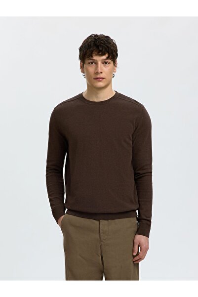 SELECTED Pullover mit Rundhalsausschnitt Langarm