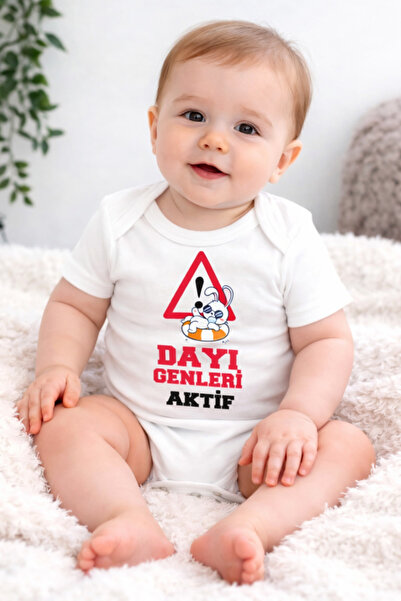 CACTUS COLLECTION Dayi - Uncle Written Baby Bodysuit