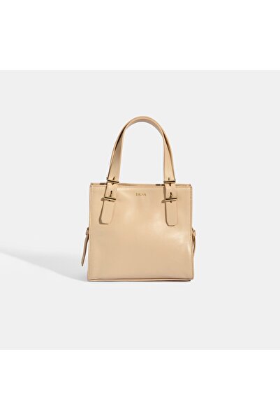 Desa Kadın Bej Deri Omuz Çantası