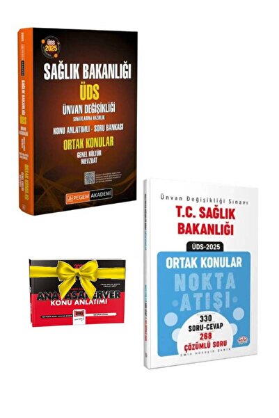 Pegem Akademi Yayıncılık 2025 Pegem GYS Sağlık Bakanlığı Görevde Yükselme Kon...