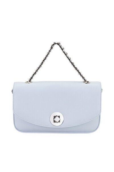 Desa Karla Mavi Kadın Deri Omuz Çantası