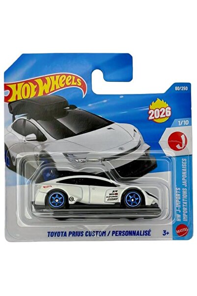 HOT WHEELS Toyota Prius Custom 2026 60/250 1/10 HW J-Imports Mavi Jantlı Drif...