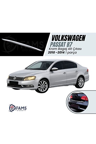 Leonacs Fams Otomotiv Vw Passat B7 Krom Bagaj Alt Çıtası 2010-2014 Arası Uyum...