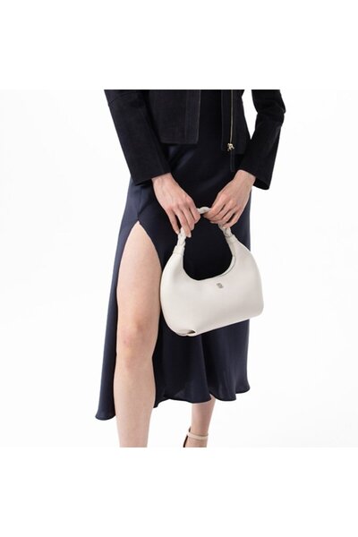 Desa Maritza Beyaz Kadın Deri Omuz Çantası