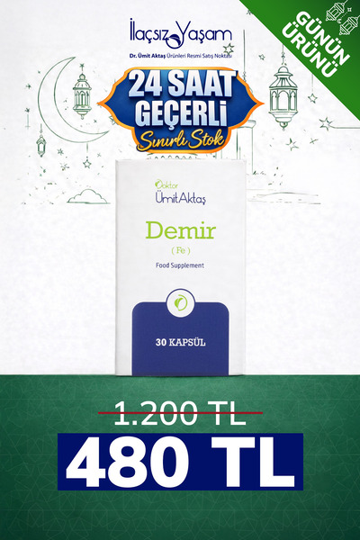 Dr. Ümit Aktaş حديد عالي الاستخدام الحيوي 30 كبسولة