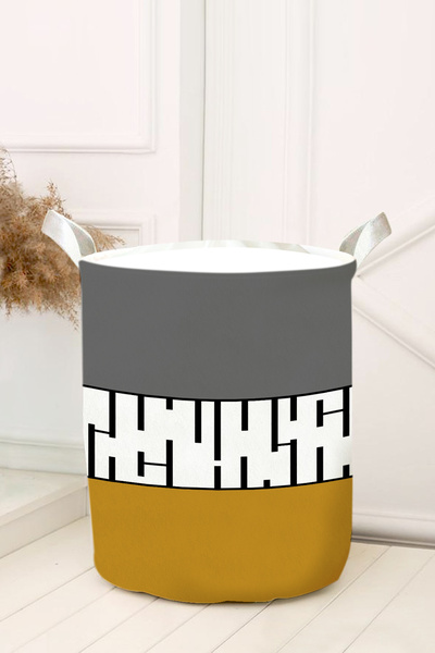 DT KIDS ΓΚΡΙ ΜΟΥΣΤΑΡΔΙΝΟ ΚΑΛΑΘΙ ΠΑΙΧΝΙΔΙΩΝ-ΚΑΛΑΘΙ ΡΟΥΧΩΝ με ρίγες 30x45 εκ.