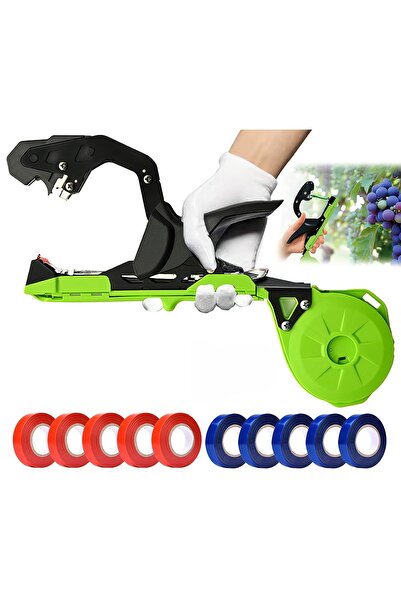 OEM Aparat profesional de legat plante – set complet cu 10 role bandă și 10 0...