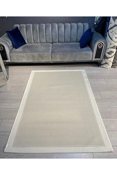 SARAZ HALI Macro Sisal Bordürlü Jut Hasır Halı 9427