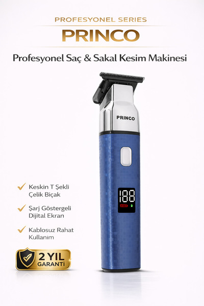 Princo PROFESYONEL SAÇ SAKAL VÜCUT TIRAŞ MAKİNESİ PR-507