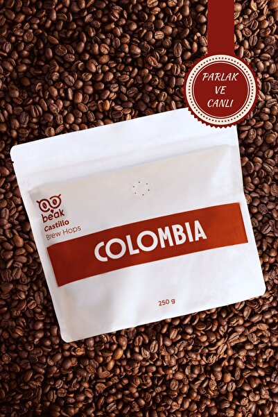 Colombia Brew Hops Çekirdek Kahve 250 GR , %100 Arabica