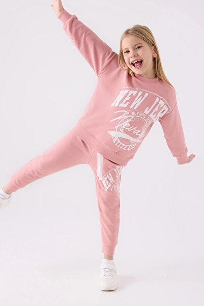 Rolypoly Set de trening roz pentru fete