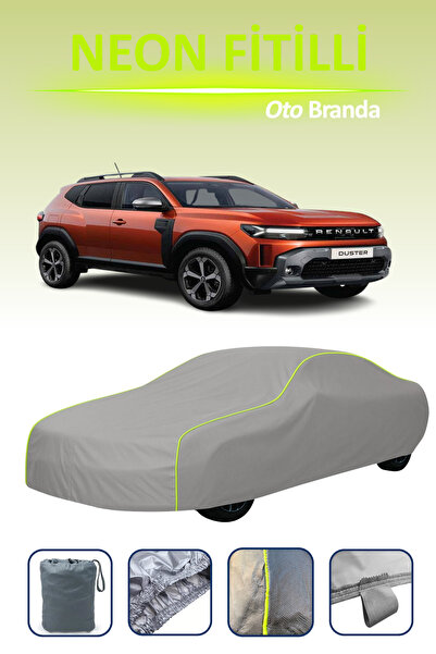 Cemku Shine رمادي [رينو داستر] مشمع سيارة متوافق مع حبال النيون، مقاوم للماء ...