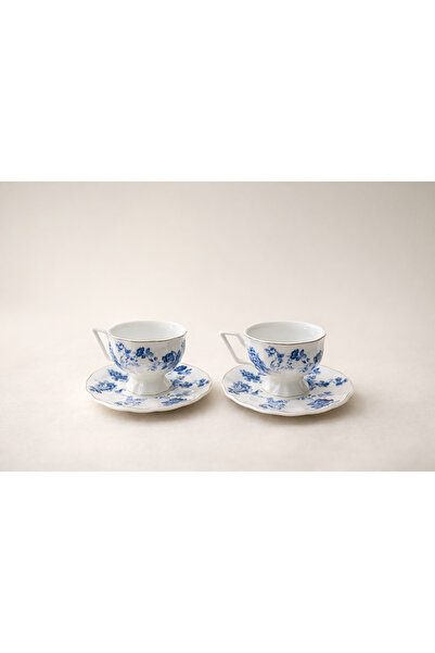 LEONEV 2-Person Flower Series Porcelain Cup 100 ml