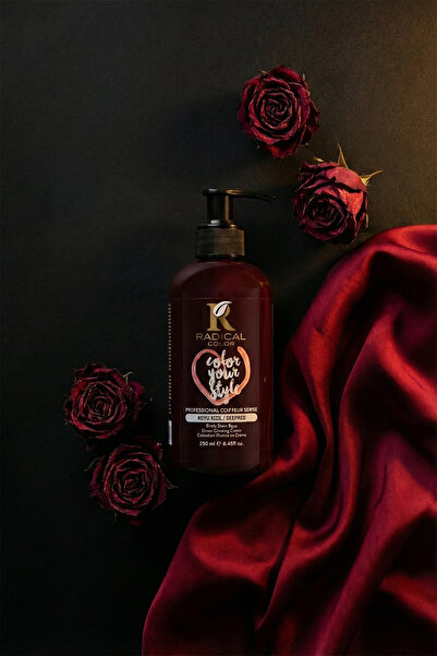 Radical Color Su Bazlı Saç Boyası 250ml Deep Red Koyu Kızıl