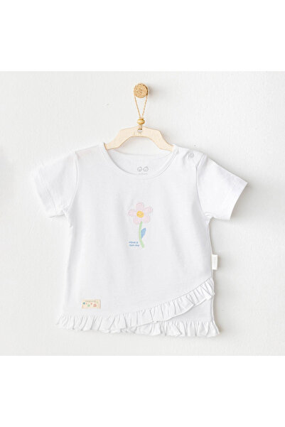andywawa Ac25966 Casual Baby T-Shirt White