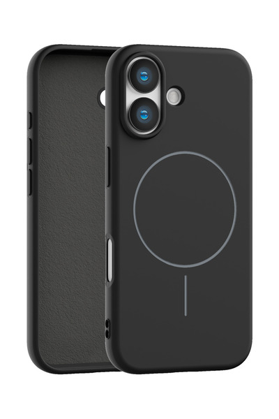 Vissona iPhone 16 Plus Uyumlu İçi Kadife Magsafe Wireless Şarz Özellikli Tele...