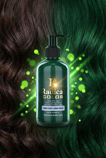 Radical Color Su Bazlı Saç Boyası 250 Ml Limon Yeşili
