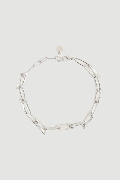 Gusto Figürlü Zincir Kolye - Gümüş