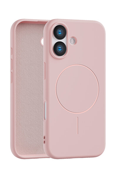 Vissona iPhone 16 Plus Uyumlu İçi Kadife Magsafe Wireless Şarz Özellikli Tele...