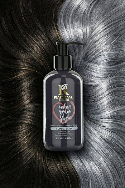 Radical Color Su Bazlı Saç Boyası 250 Ml Gümüş