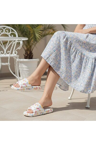 OEM Papuci veseli dama, cu model dragut, cu platforma, din material EVA, H675