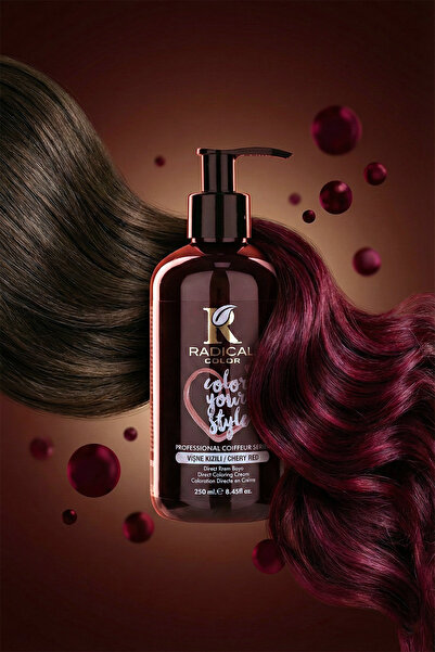 Radical Color Su Bazlı Saç Boyası 250 ml Vişne Kızılı