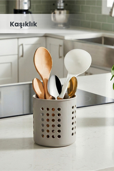 Orvila Držač za kašike - perforirani držač za kašike na radnoj površini - org...