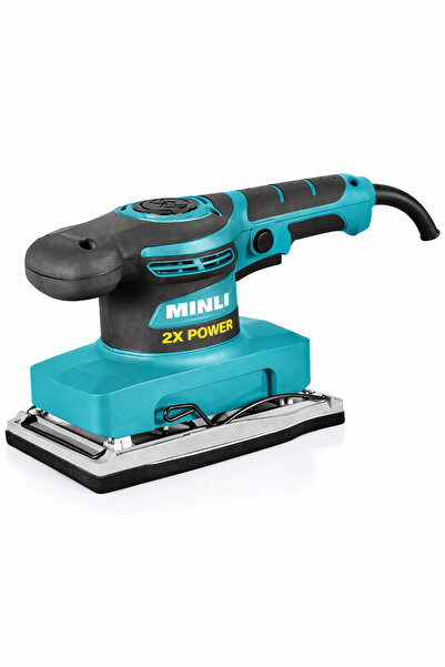 MINLI صنفرة كهربائية قوية بسلك 185 مم للخشب والجدران والأرضيات والأثاث - سرعة...