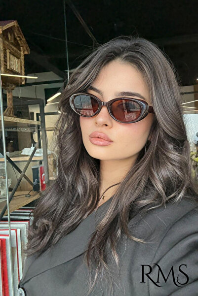 Butik RMS KAHVE RENGİ GÜNEŞ GÖZLÜĞÜ Rms deri kılıf - silme bezi hediyeli