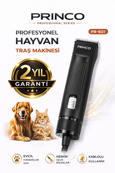 Princo PROFESYONEL EVCİL HAYVAN TIRAŞ MAKİNESİ PR-601