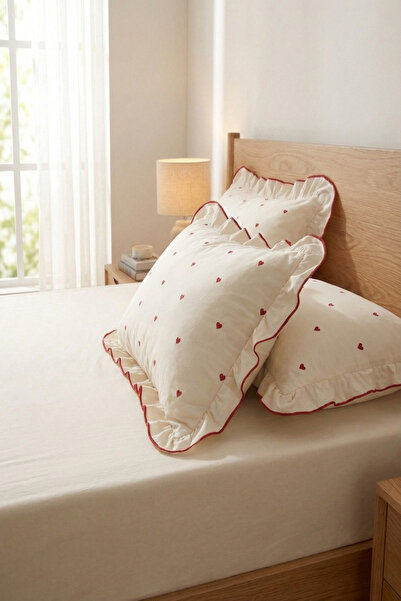 Ricco Lifes Heart Series Čaršav sa lastišem Premium Jastučnica Jednokrevetno ...