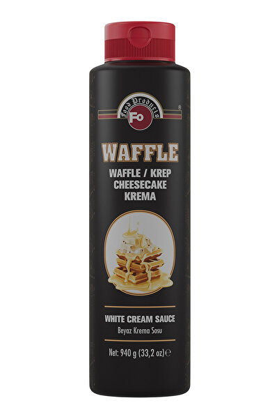 FO Waffle ve Krep için Beyaz Krema Sosu 940gr