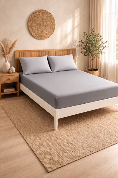 sternen glanz طقم ملاءة سرير مزدوجة مرنة ومبطنة