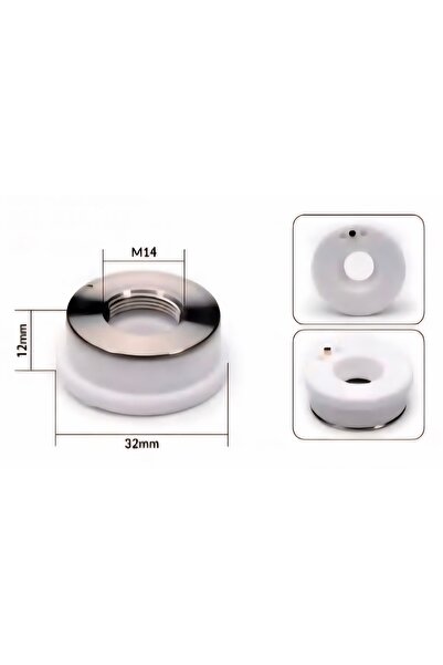 ÖZER LAZER D32 M14 Nozzle İçin Lazer Seramik